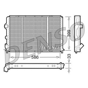 Arrefecedor do motor DENSO DRM23050