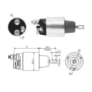 Interruptor magnético, motor de arranque MEAT & DORIA 46286