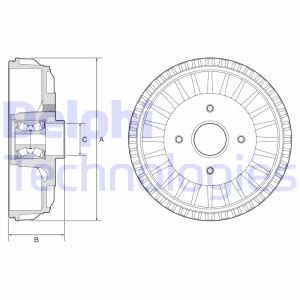 Remtrommel DELPHI BFR768