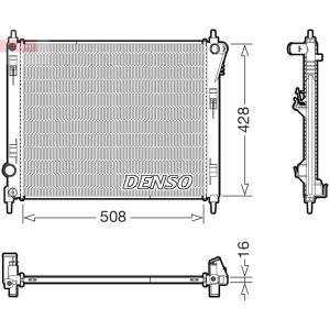 Arrefecedor do motor DENSO DRM46075