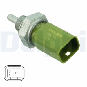 Sensor, temperatura do líquido de refrigeração DELPHI TS10482