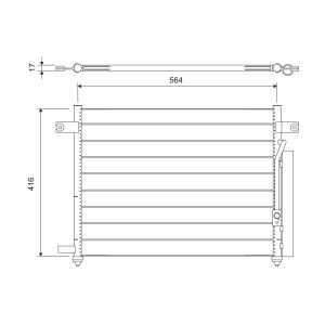 Condenseur (climatisation) VALEO 818061