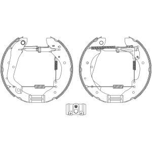 Jeu de mâchoires de frein Shoe Kit Pro TEXTAR 84015700