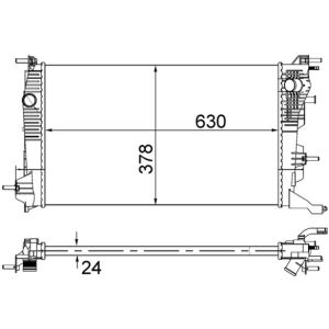 Arrefecedor do motor MAHLE CR 840 001S