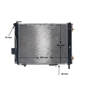 Arrefecedor do motor MAHLE CR 257 000S