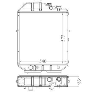 Kühler, Motorkühlung NRF 530001