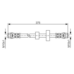 Bremsschlauch BOSCH 1 987 476 698