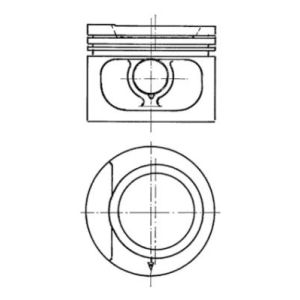 Pistão KOLBENSCHMIDT 93 876 610