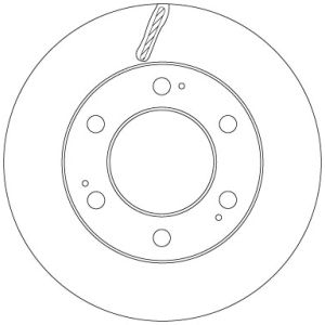 Disque de frein TRW DF6882