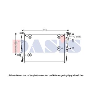 Motorkühler AKS DASIS 180102N