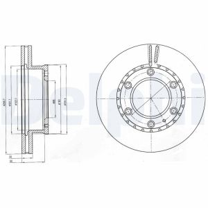 Disco freno DELPHI BG4297