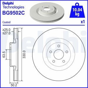 Jarrukiekko DELPHI BG9502C