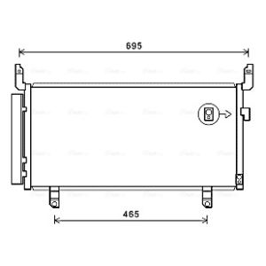 Condenseur (climatisation) AVA COOLING SU5104D