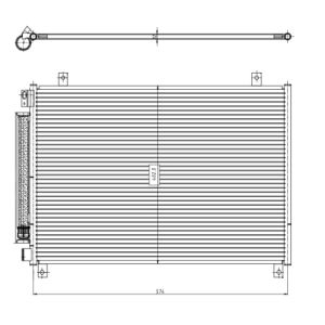 Condensatore, climatizzatore EASY FIT NRF 350461