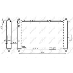 Kühler, Motorkühlung NRF 53375