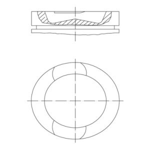 Piston MAHLE 037 PI 00107 000