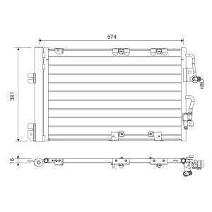 A/C-kondensor VALEO 817846