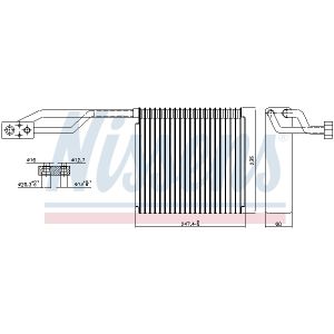 Verdampfer, Klimaanlage NISSENS NIS 92326