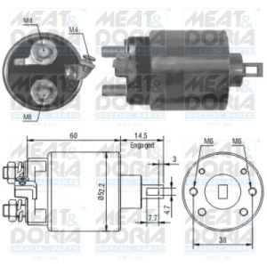 Magneettikytkin, startti MEAT & DORIA 46056