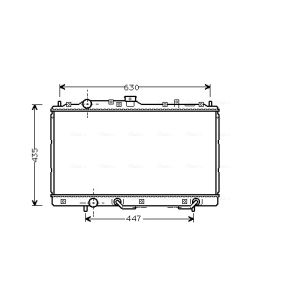 Arrefecedor do motor AVA COOLING MT2114