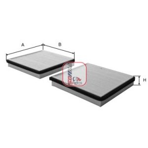 Filtre, air de l'habitacle SOFIMA S 3037 C