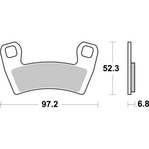 Pastilha de travão BREMBO 07PO15SD