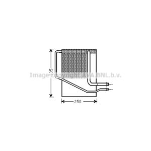 Evaporador, aire acondicionado AVA COOLING CRV126 AVA