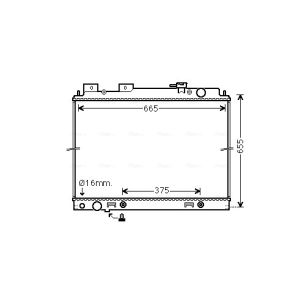 Motorkühler AVA COOLING DN2430