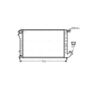 Arrefecedor do motor AVA COOLING CN2195