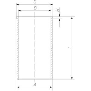 Zylinderlaufbuchse MAHLE 227 WN 69 01