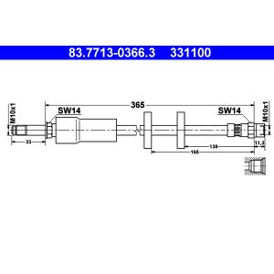 Remleiding ATE 83.7713-0366.3
