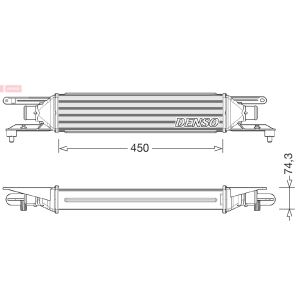 Intercooler DENSO DIT01007