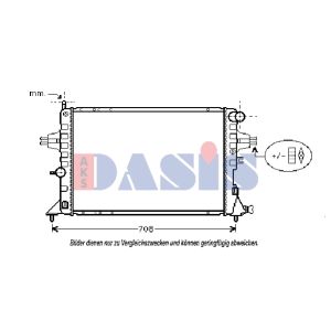 Motorkühler AKS DASIS 150046N