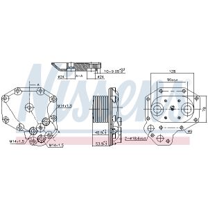 Moottorin jäähdytin NISSENS NIS 91140