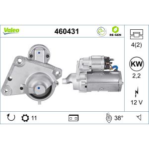 Motor de arranque VALEO RE-GEN AT VALEO 460431