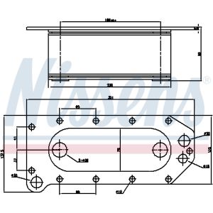 Ölkühler, Motoröl NISSENS 91257