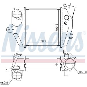 Intercooler NISSENS 96032