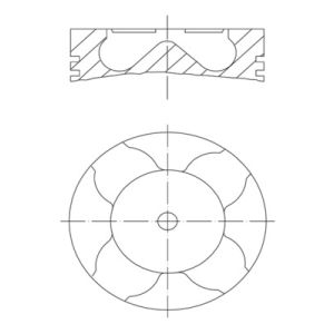 Zuiger MAHLE 007 PI 00163 000