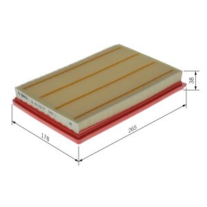 Luftfilter BOSCH F 026 400 722