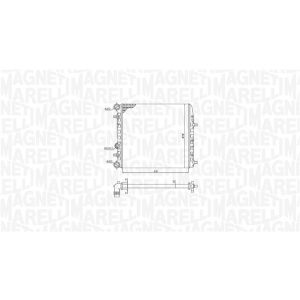 Arrefecedor do motor MAGNETI MARELLI 350213184600