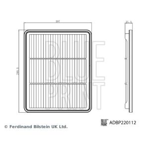 Luftfilter BLUE PRINT ADBP220112