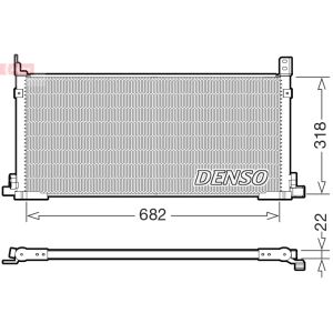 Condensor, airconditioning DENSO DCN50135