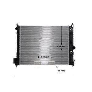 Arrefecedor do motor MAHLE CR 2263 000S