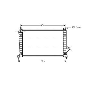 Arrefecedor do motor AVA COOLING SB2061