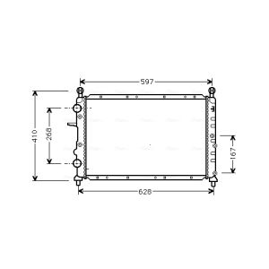 Motorkühler AVA COOLING FT2322