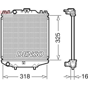 Arrefecedor do motor DENSO DRM47029