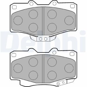 Kit de plaquettes de frein, frein à disque DELPHI LP854, Avant