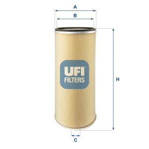 Filtro de ar UFI 27.025.00