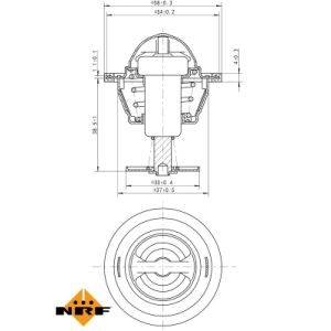 Termostato, liquido di raffreddamento EASY FIT NRF 725083