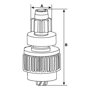 Freilaufgetriebe, Starter HC-CARGO F 032 132 863